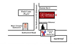 Sakura Spa Map